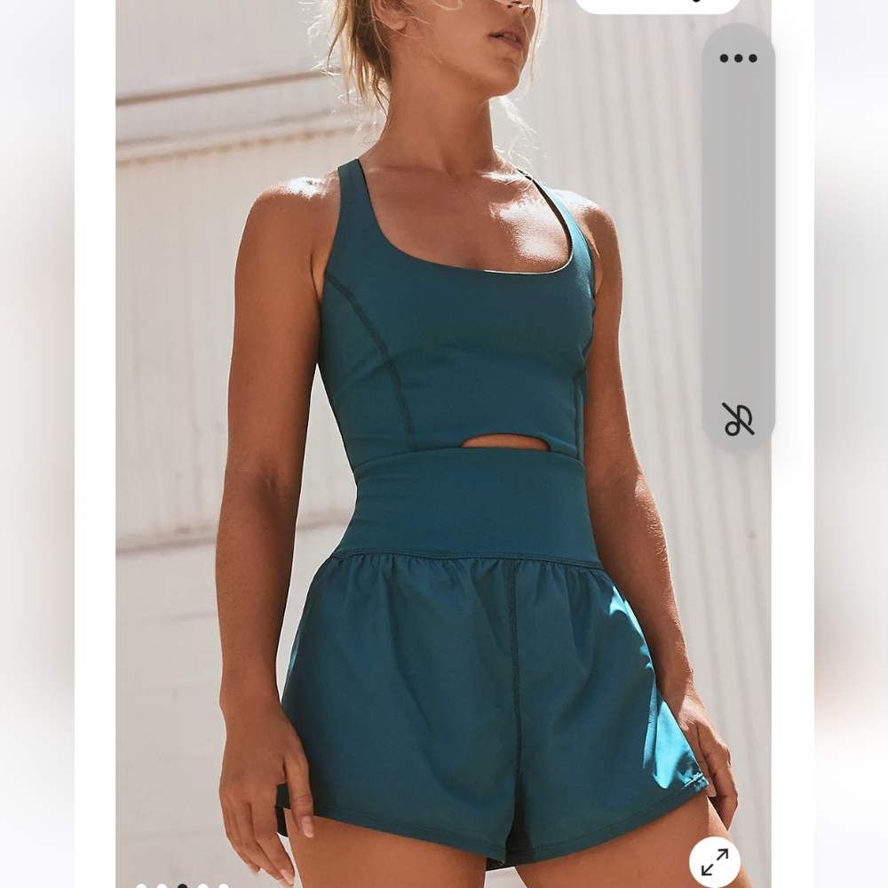 FP Movement by Free People Teal Jumpsuit